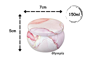Lata Marmorizada Rose 150ml