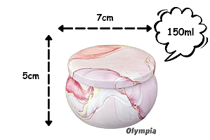 Lata Marmorizada Rose 150ml