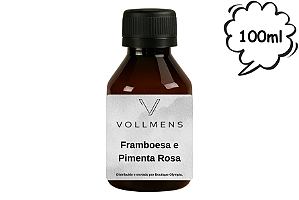 Essência Framboesa e Pimenta Rosa Vollmens 100ml