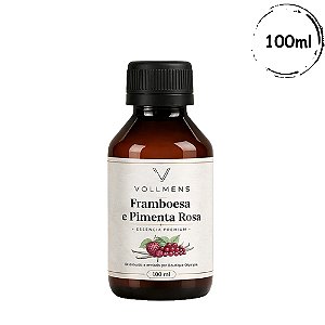 Essência Framboesa e Pimenta Rosa Vollmens 100ml