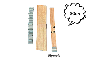 Pavio de madeira - 30un