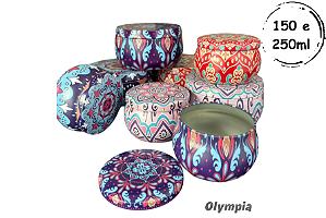 Kit 8 Latas Metalizadas 150 e 250ml