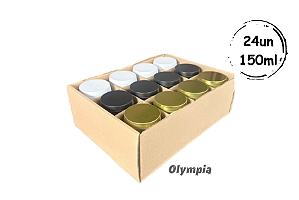 24un Latas Lisas Variadas 150ml