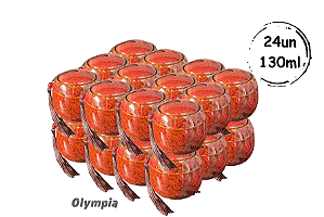 24un Cerâmica Chinesa Vermelho 130ml