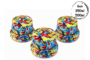 Coleção 6 Latas Aquarela 350 e 500ml