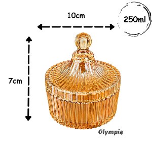 Pote Bomboniere Ligth Ambar 250ml