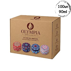 100un Latas Mandala 90ml D03