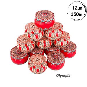 Coleção 12 Latas Metalizadas 150ml Red