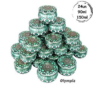 Coleção 24 Latas Mosaico Green 90 e 150ml