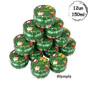 12 Latas Christmas Green 150ml