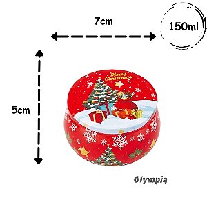 Lata Merry Christmas Vermelho150ml