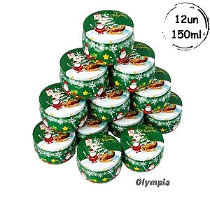 12 Latas Merry Christmas Verde 150ml