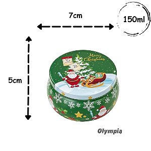 Lata Merry Christmas Verde150ml