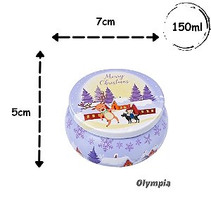 Lata Merry Christmas Lilás 150ml
