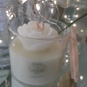 Vela aromática de copo com tampa pinus