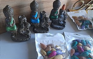 Incensario de cascata buda