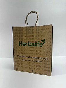Sacola Herbalife (26 A x 21 L x 9,5 Fundo) - MOD 2