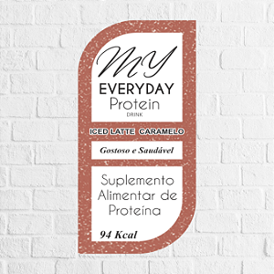Adesivo My Everyday Protein 4x8cm - REF 2009