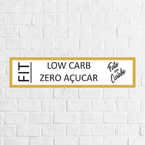 Lacre de Segurança FIT Low Carb 9x2cm - REF 3004