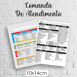 Comanda de Atendimento