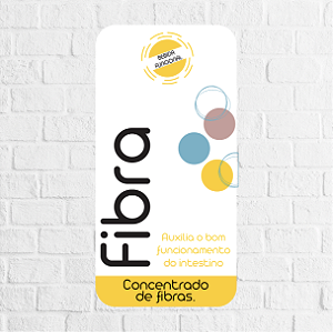 Adesivo Fibra 4x8cm (Amarela) - REF 2012