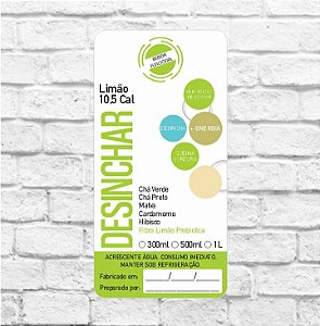 Adesivo Desinchar (Sabor Limão) 4x8cm PRONTA ENTREGA - REF 2021