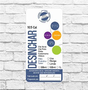 Adesivo Desinchar (Neutro - SEM SABOR) 4x8cm PRONTA ENTREGA - REF 2018