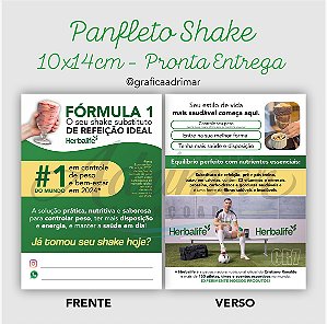 Panfleto Shake 10x14cm PRONTA ENTREGA - REF 10022