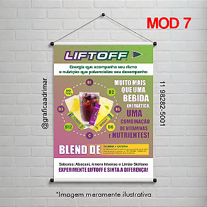 Banner Liftoff MOD 7 | Pronta Entrega