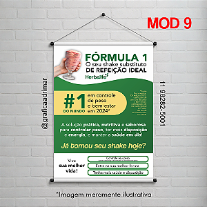 Banner Shake (Fórmula 1) MOD 9 | Pronta Entrega