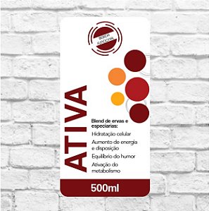 Adesivo detox Ativa 4x8cm (500ml)
