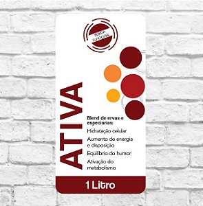 Adesivo detox Ativa 5x10cm (1 Litro) - PRONTA ENTREGA