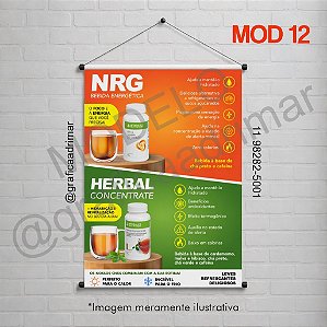 Banner Herbal Concentrate (Chá 1) e NRG (Chá 2) MOD 12 | Pronta Entrega