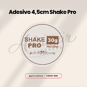 Adesivo Shake Pro 4,5cm (30g Proteína) - REF 1041