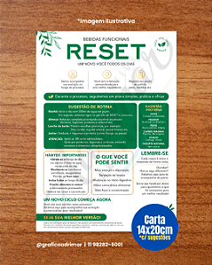 Carta Reset AVULSA 14x20cm | PRONTA ENTREGA