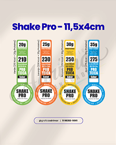 Adesivo Shake Pro 11,5x4cm - REF 8020