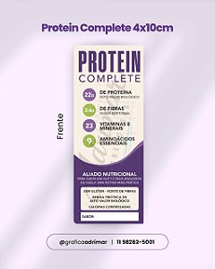 Adesivo Protein Complete 4x10cm ref 2036 - PRONTA ENTREGA