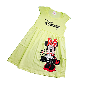 Disney Mickey Mouse & Minnie Mouse The Lovers Girls Tank Top - YELLOW