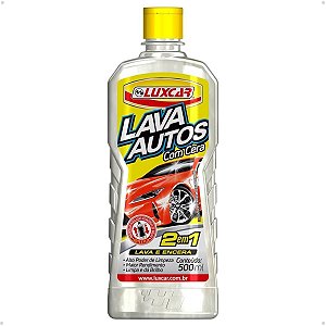Lava Autos Com Cera Shampoo Automotivo Luxcar 500ml