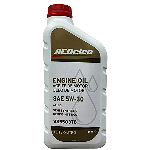Óleo 5W30 SN / SQ Semissintético 1L AC Delco F8550378