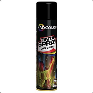 Spray Preto Brilhante 400ML Radnaq - RC2101