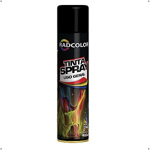 Spray Preto Fosco 400ML Radnaq - RC2102