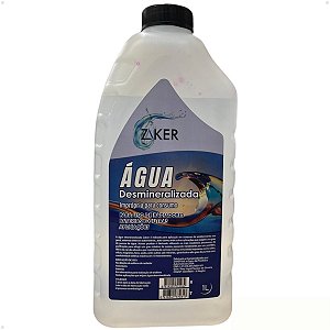 Água Bi-Desmineralizada  1LT ZAKER - ZK-04