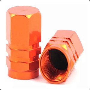 Pino De Pneu Alumínio Sextavada Laranja (4 PCS) P2 - TVG33S