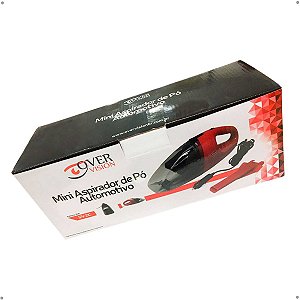 Aspirador De Pó Portatil Mini 12V/60W Vermelho Overvision