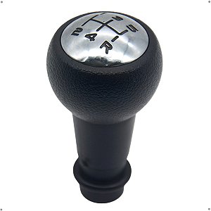 Bola De Câmbio Preta C/Lente Cromada NAT - 800501