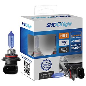 Lâmpada HB3 12V 55W Super Branca SHOCKLIGHT - SL129005SBBA