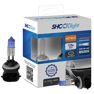 Lâmpada H27W/2 Super Branca 12V 27W SHOCKLIGHT - SL1200272SBA