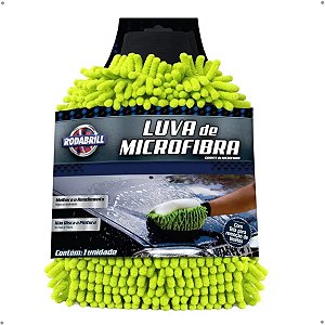 Luva Lava Autos Microfibra - RODABRILL
