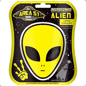 Perfume Aromatizante Miniatura Alien Área 51 Amarelo – CentralSul